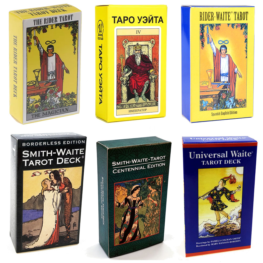 Tarot Deck With Guidebook - Карточные гадания Таро Райдера-Уэйта, колода Таро