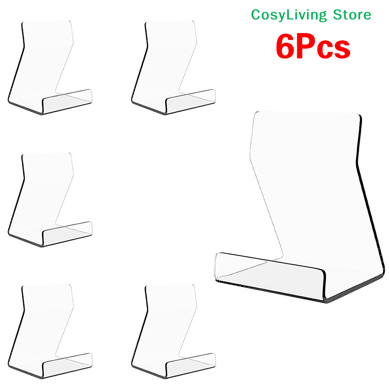 Clear Acrylic Book Stand Holder - 1/2/6 шт. Прозрачная акриловая подставка для