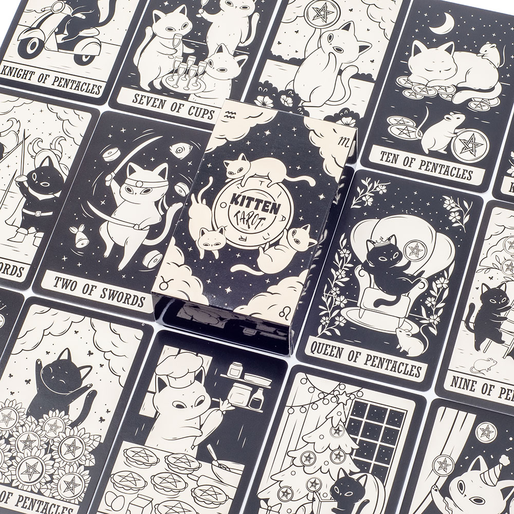 Колода карт Таро «Котенок», 78 – обзор и цена Tarot Deck With Guidebook