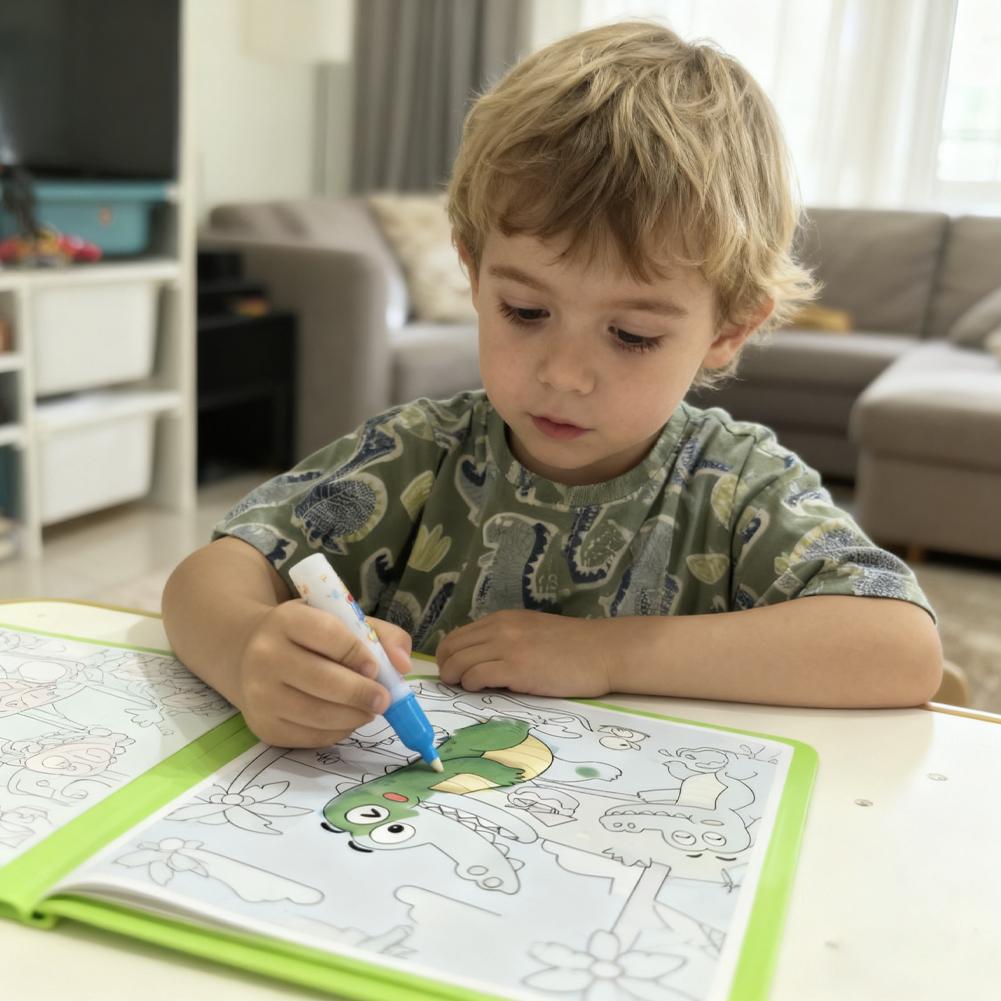 Волшебная книга для рисования  – обзор и цена Reusable Water Magic Coloring Book