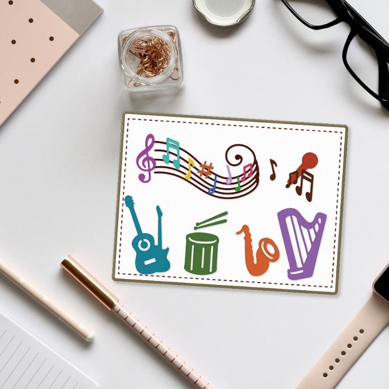 2 шт., 27 стилей, вырубные шта – обзор и цена Blank Sheet Music Notebook