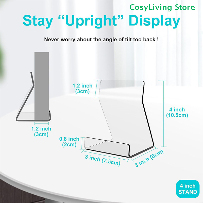 1/2/6 шт. Прозрачная акриловая – обзор и цена Clear Acrylic Book Stand Holder